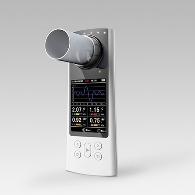 SP80B Handheld Spirometer, Portable Lung Tester for FVC FEV1 PEF Home Clinic