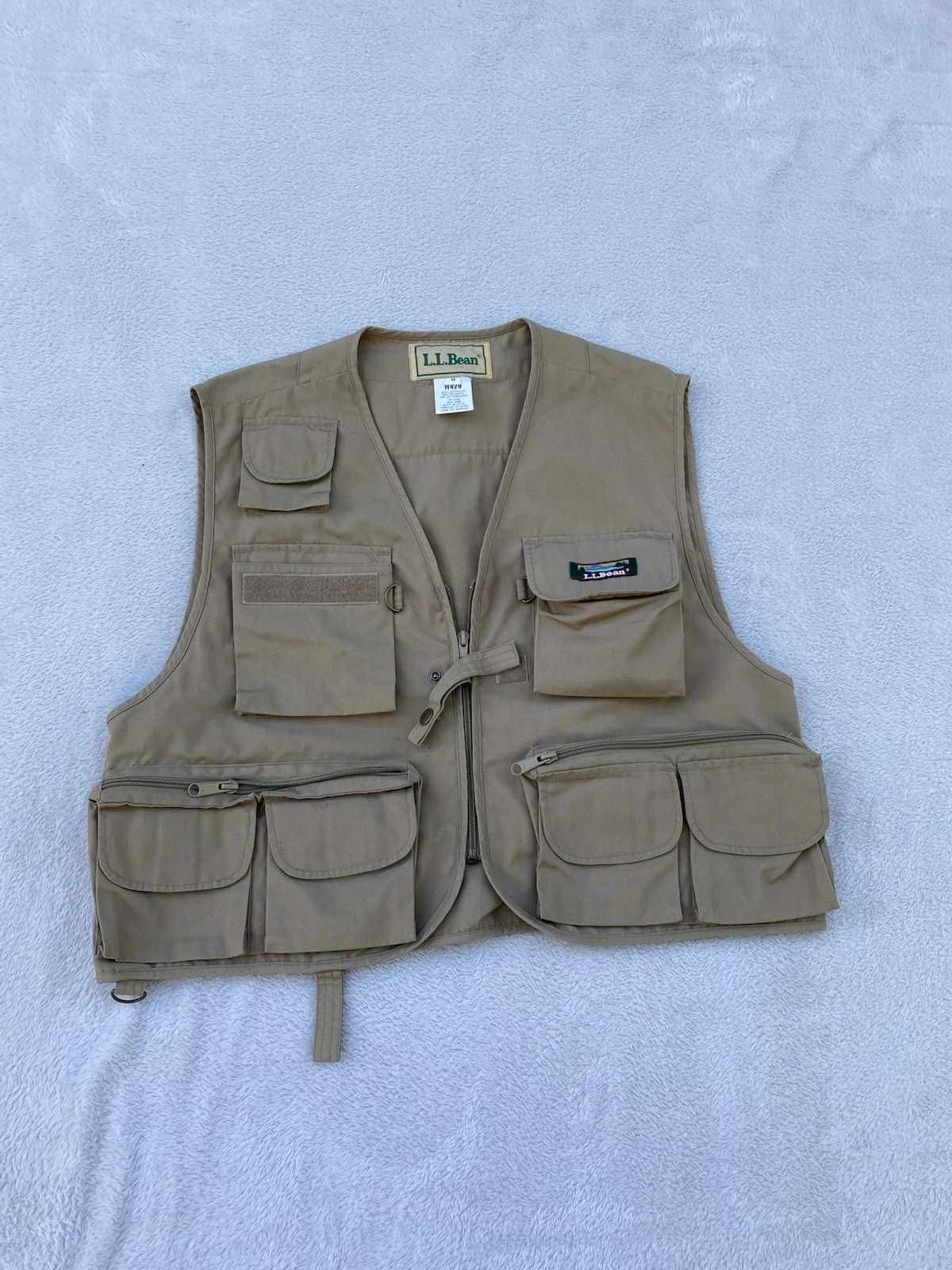 Mens LL Bean Vest Khaki Cotton Fishing Photography Outdoor Utility Pockets Sz M
Opens in a new windo
