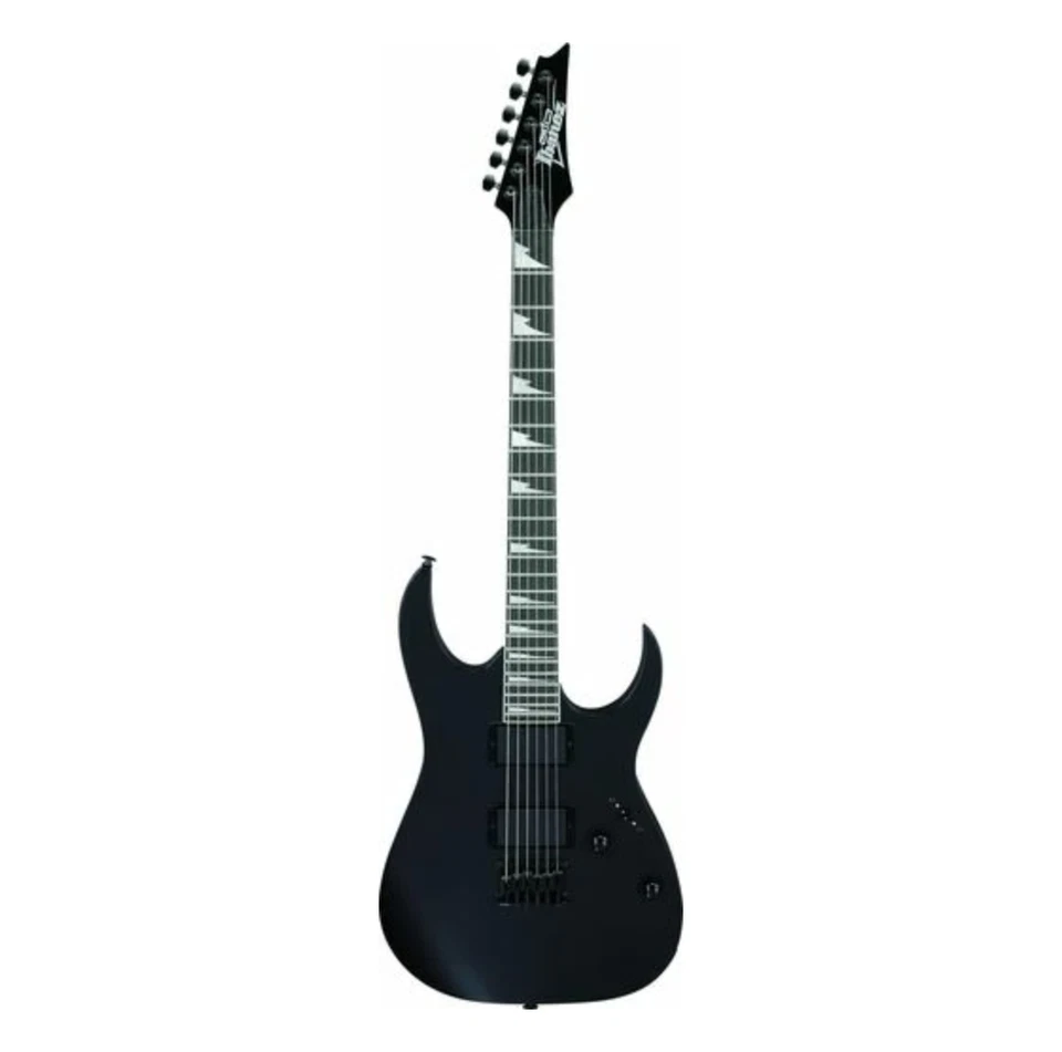GIO Ibanez Anfängerfreundliche E-Gitarre Schwarz Flach GRG121DX BK - Bild 1 von 1
