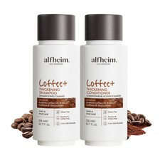 Alfheim Coffee Thickening Biotin Shampoo and Conditioner Set for Thin Fine Hair