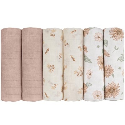 GLLQUEN BABY Receiving Blanket Boy Cotton Muslin Swaddle Blankets Girl Newborn
