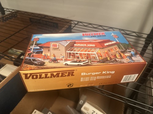 Kit Modelo Burger King Vollmer Escala HO 3632 Aún Sellado Nuevo | Condition: New