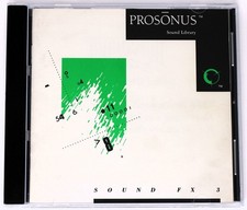 Prosonus Sound FX Volume 3 Sample/Sound Library/Sampling CD 1989 Hollywood Edge