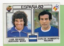 figurine SPANA 82 PANINI REC. SAL NUMBER 220 GUEVARA MORA - ENCLOSURES