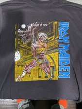 VINTAGE Iron Maiden Somewhere in Time tour shirt authentic NO REPRO 80s