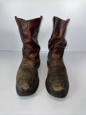 Red Wing 4470 Pecos SuperSole Steel-Toe Pull-On Boots Size 11 B