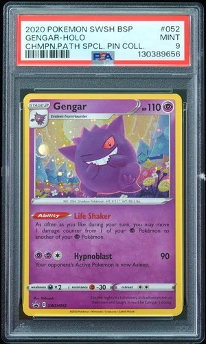 2020 Gengar #052 Champoin Path PSA 9 Pokemon Card