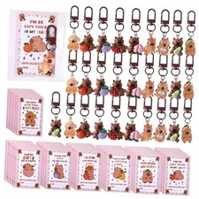 28 Sets Valentine's Day Capybara Gifts Party Favors Include 28 Capybara