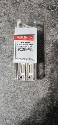 Ademco 5800 Series 4 Magnets & Spacers No. 5899 For Use With 5800 transmitters