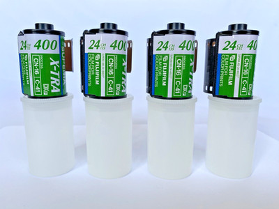 Lot of 4 Fujifilm Fujicolor Superia X-TRA 400 35 mm Film 24 Exp Unused No Boxes