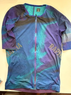 Rapha Herren Pro Team Aero Jersey Oil Slick Größe/Size L Radsport Rennrad