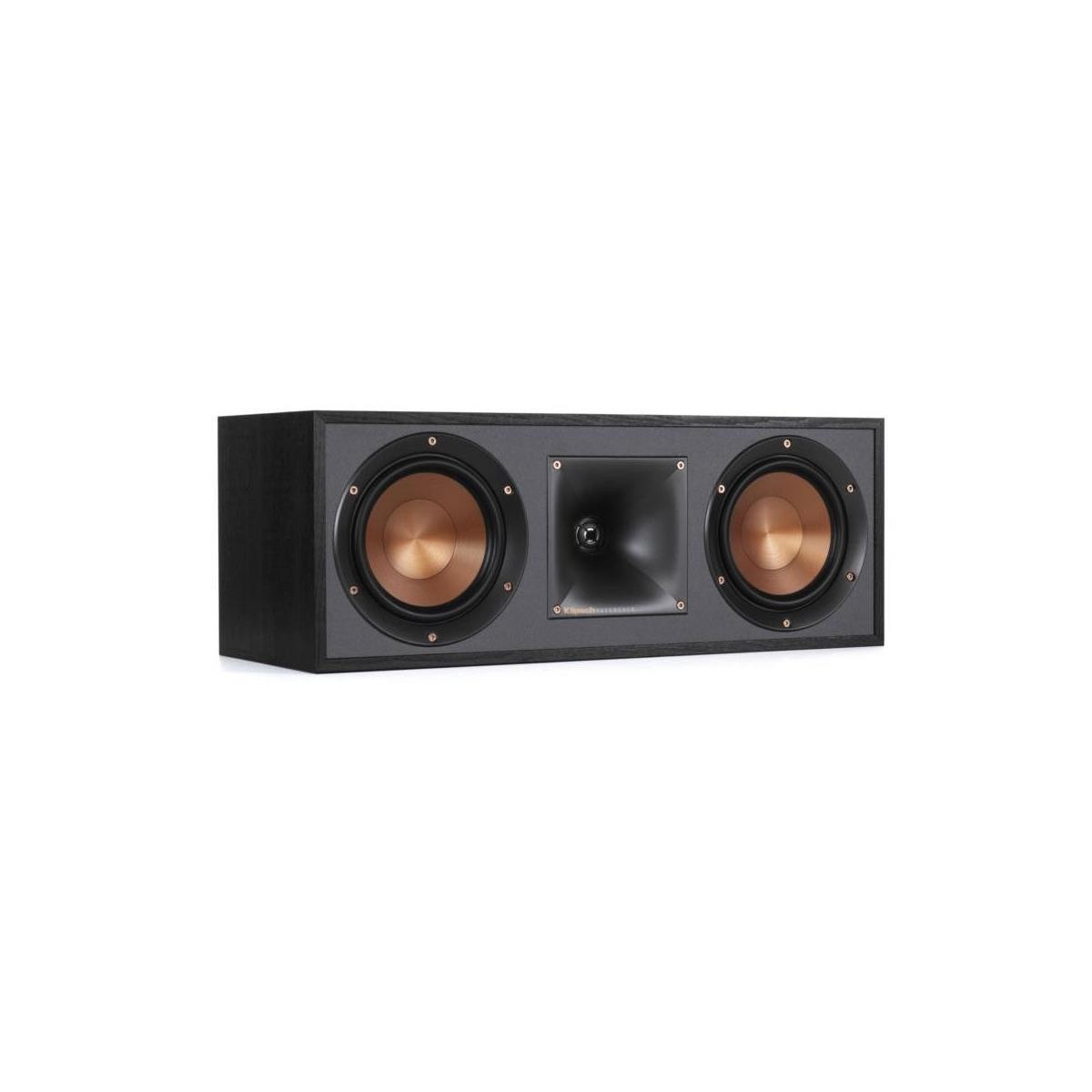 Klipsch Reference R-52C Two-Way Center Channel Speaker, Black