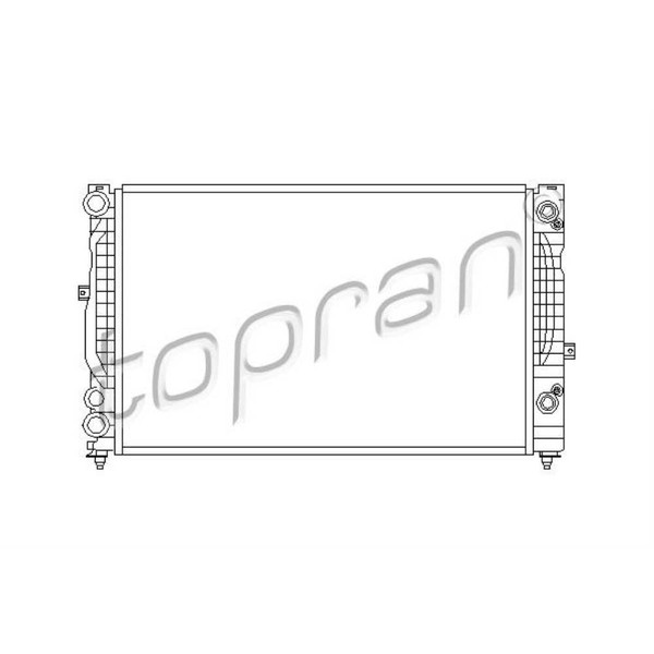 Topran KüHler WasserküHler MotorküHler FüR Audi A4 8D2 B5 1.6 1.8 8D5 1.9-image