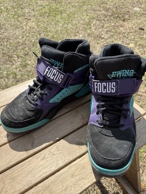 Patrick Ewing Athletics Focus Hi Rise Black, Purple, Teal 1ew90115-156 Men 10