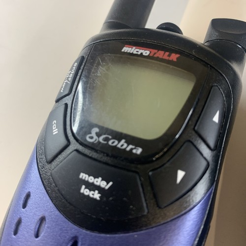 COBRA PR4100 PAIR OF MICROTALK WALKIE TALKIES 16 MILE RANGE With Charger - Foto 12 di 19