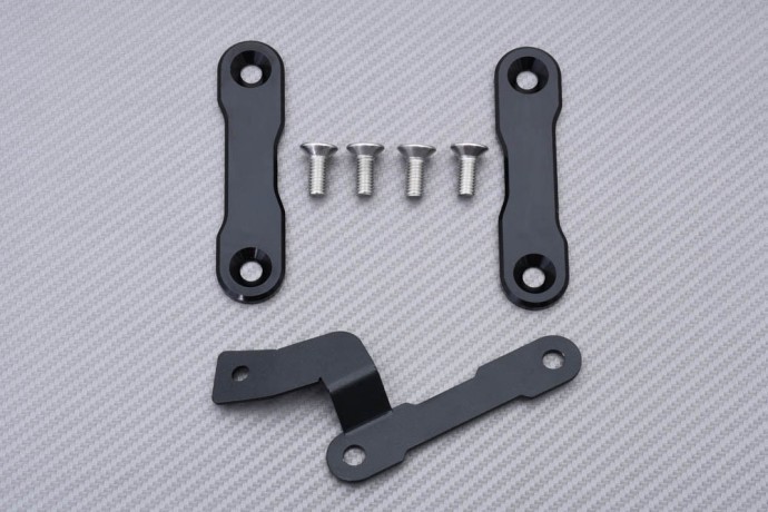Obturateurs de platine MT07 en alu noir pour épurer l'arrière de votre moto