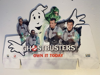 #ad GHOSTBUSTERS 1999 Movie VIDEO STORE DVD VHS PROMO Counter Display Topper RARE $275.00
