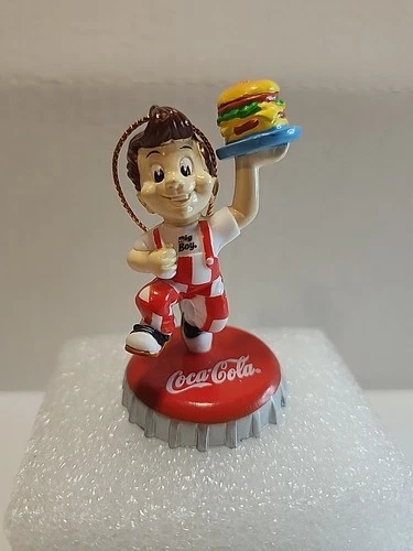 Vintage Frisch's Big Boy Coca-Cola Christmas Ornament Fast Food