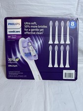 Philips Sonicare Gentle Clean Ultra Soft Bristle Replacement Brush Heads 8 Pack