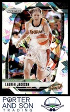 Lauren Jackson Cracked Ice 2024 Panini Prizm WNBA #108 Seattle Storm