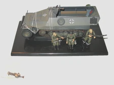 2001 The Ultimate Soldier 32x WW II German Sd KF2 259 Halftrack 3 Figures 1/32