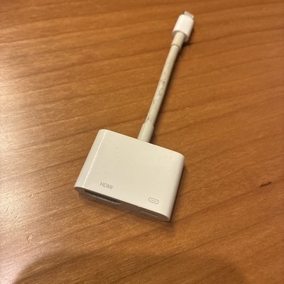 Apple Original Lightning to HDMI Adapter Cable iPhone iPad Works Great Tested 