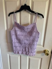 H&M Purple Tank Top Women Size Large