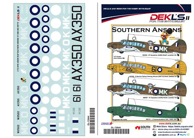 1/72 Decal  - 'Southern Ansons' - Part 1 DEK L's II