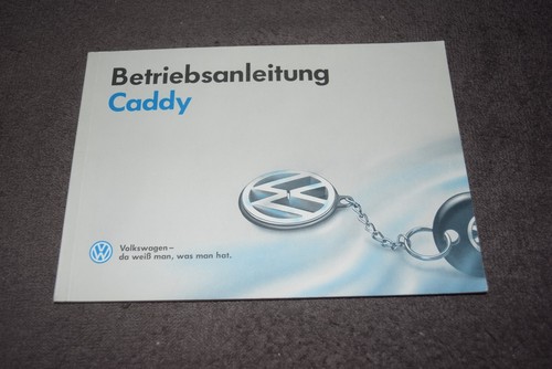 Betriebsanleitung Bedienungsanleitung VW Caddy Typ 9KV 1995 erstklassig - Bild 1 von 12