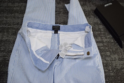 Crewcuts J Crew Boys Seersucker Thompson Suit Blazer Pants BOYS 8 Blue White - Picture 14 of 24