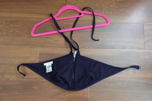 Michael Michael Kors Black Halter Tankini Top L - Picture 2 of 3