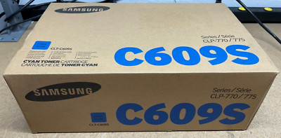 Genuine Samsung CLT-C609S CLTC609S Cyan Toner Cartridge for CLP-770 / CLP-775