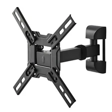 ONN Full Motion Wall Mount Bracket Swivel for TVs 13 to 32 in Holds up to 55 lbs