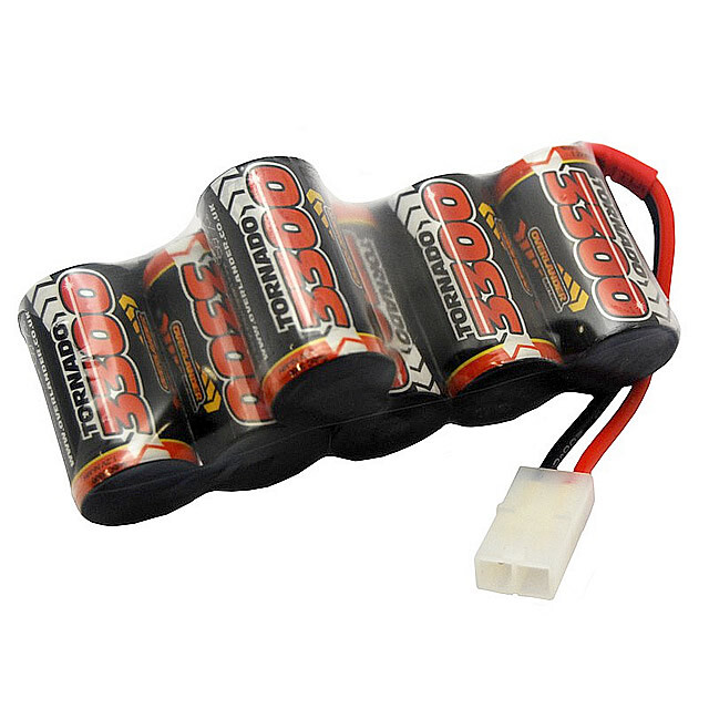 Overlander 7.2V Offset Hump 3300mAh NiMh Battery Tamiya Sand Scorcher Champ