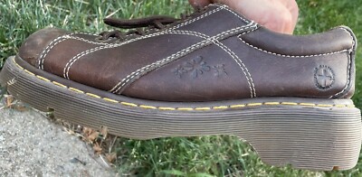 Doc Dr Martens Shoes Womens 10 Daisy Platform Leather Y2K