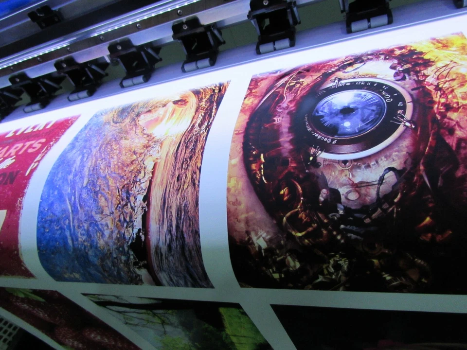 Set 3 Tattoo Samurai Japan Ukiyoe Paint Silk Canvas Poster Decor Unframed U114 - Image 2 of 4