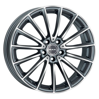 ALLOY WHEEL MAK KOMET FOR MERCEDES CLASSE GLA 2014-2019 8X18 5X112 GUN MET- 17Y
