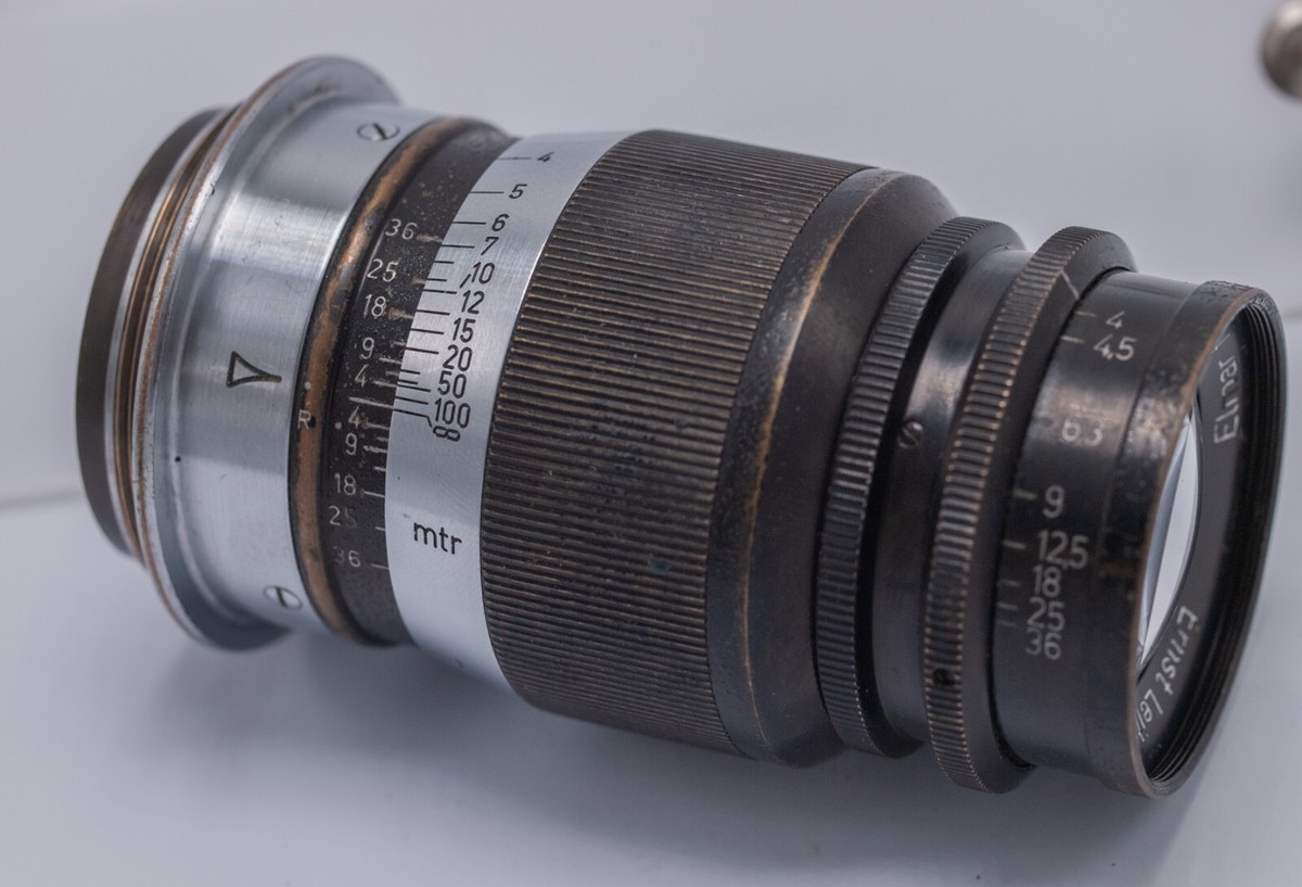 1938 - Leitz Leica Elmar 9cm 90mm F4 LTM Rangefinder Mount