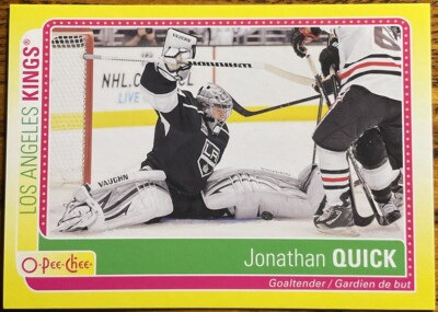 2013-14 O-Pee-Chee Stickers Jonathan Quick #S-JQ Los Angeles Kings