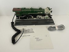 VTG TELEMANIA CRESCENT TRAIN 1925 PUSH BUTTON TELEPHONE COLLECTIBLE 1998 W/ BOX