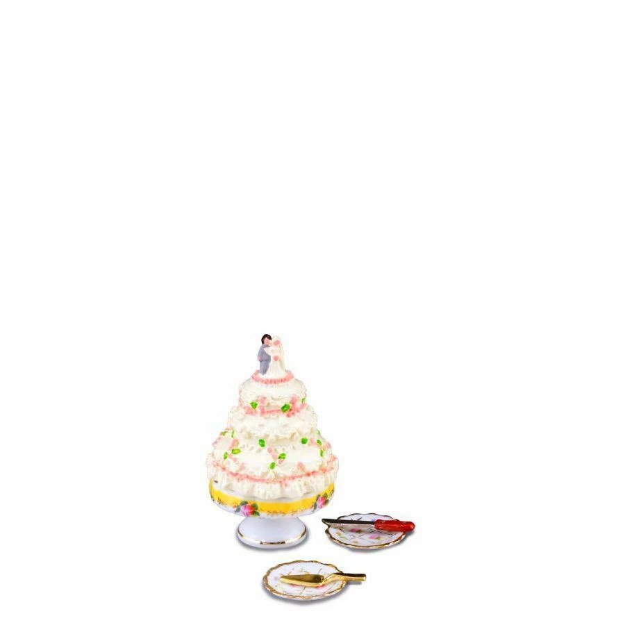 SALE 3-tier Wedding Cake Set 1.718/6 Reutter French Rose Dollhouse Miniature - Image 3 of 3