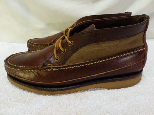 Red Wing Wabasha Hombre Cuero Cosido a Mano Heritage Zapatos Botas 9184 Chukka 7E $439 - Imagen 5 de 12