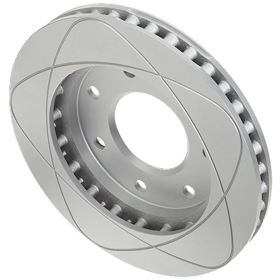 Rotores de freno de disco delanteros ultra ranurados para Lincoln Mark LT, Ford F-150 4x4; 330 mm Foto 3 de 4