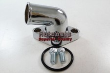 Chrome Aluminum Smallbig Block Chevy Water Neck Thermostat Housing Swivel 15