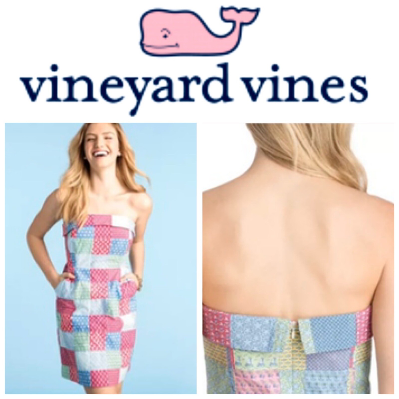 vineyard vines patchwork dress