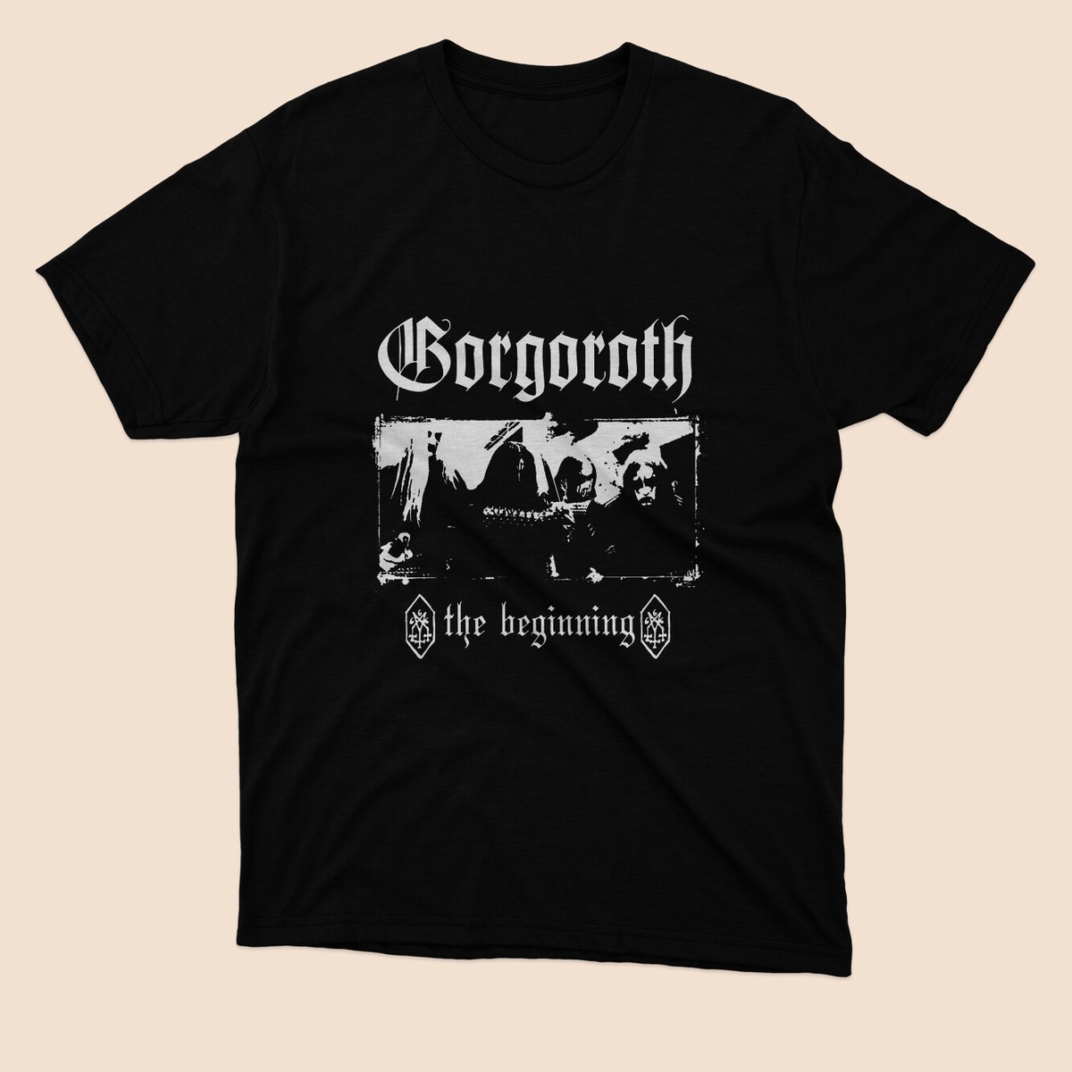 Gorgoroth The Beginning Classic Mens T-shirt Black Size S to 5XL