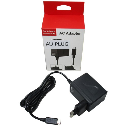 AC WALL POWER ADAPTER for Nintendo Switch - FAST CHARGER Dual Voltage AU Plug - Picture 2 of 7