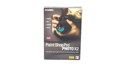 Corel Paint Shop Pro Photo X2 Windows Vista / XP Software New Sealed