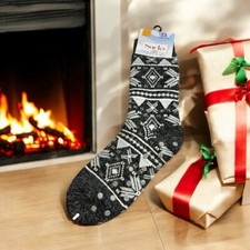 Icemart Socks Iceland Warm Soft Breathable Comfortable Women Size 9-11 Grey New