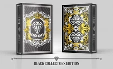 Diamonds Playing Cards Black Collectors Edition brand new sealed